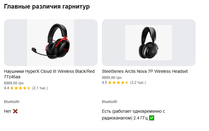 HyperX Cloud III и SteelSeries Arctis Nova 7